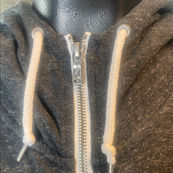 Nike Women's Charcoal Zip-Up Jacket - Picture 3 of 6